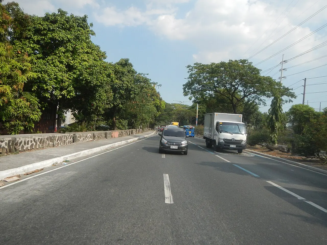 菲律宾公路与汽车拍摄