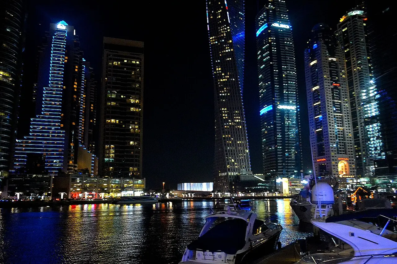 迪拜，阿联酋城市景观
